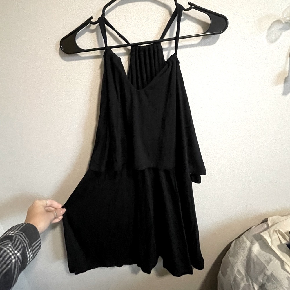 Tobi black adjustable dress